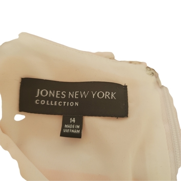 JONES New York Colorful StripedShift Dress Worn Once sz 14 EUC - Picture 12 of 13